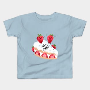 Strawberry Party Kids T-Shirt